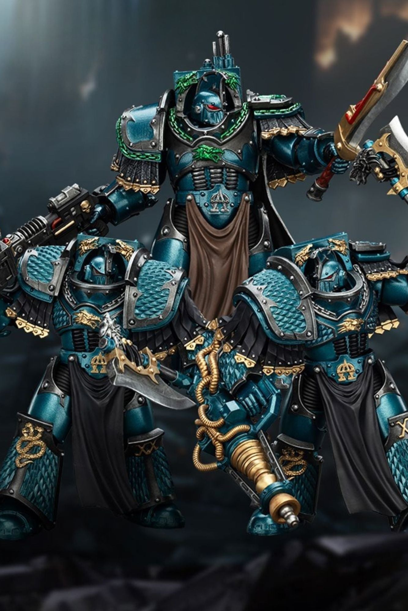 (Stock Reservation) Alpha Legion Praetor and Terminator - Warhammer "The Horus Heresy" 1/18 Action Figure By JOYTOY