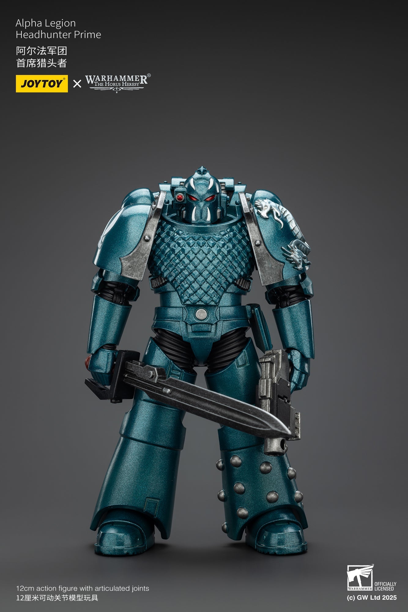 (Stock Reservation)Alpha Legion Exodus 'The One who is Many’ - Warhammer "The Horus Heresy" 1/18 Action Figure By JOYTOY