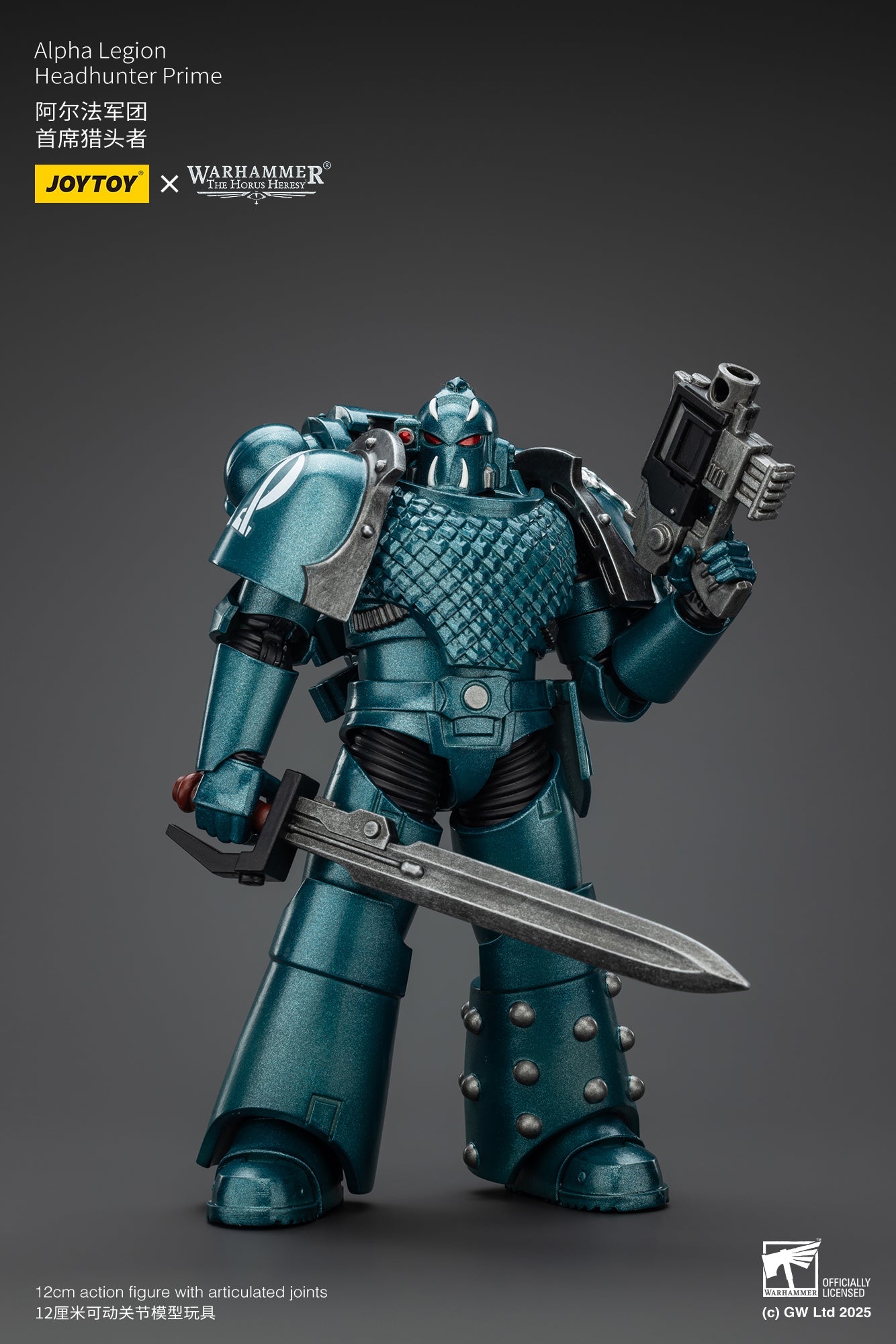 (Stock Reservation)Alpha Legion Exodus 'The One who is Many’ - Warhammer "The Horus Heresy" 1/18 Action Figure By JOYTOY