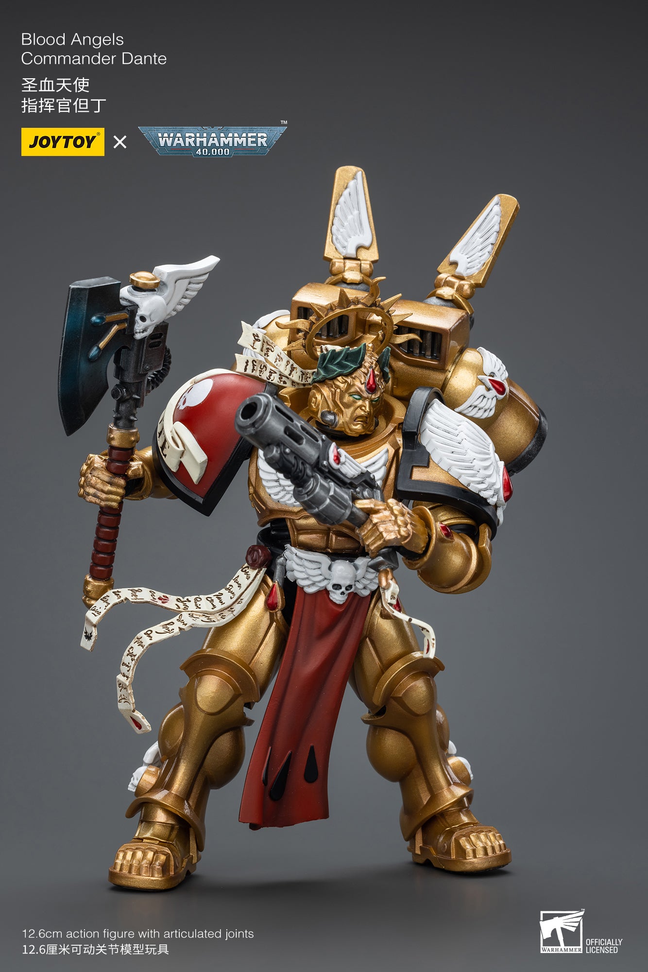 (RE-RUN) Blood Angels Commander Dante - Warhammer 40K Action Figure By JOYTOY