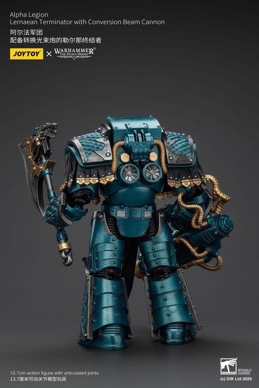 (Stock Reservation) Alpha Legion Praetor and Terminator - Warhammer "The Horus Heresy" 1/18 Action Figure By JOYTOY