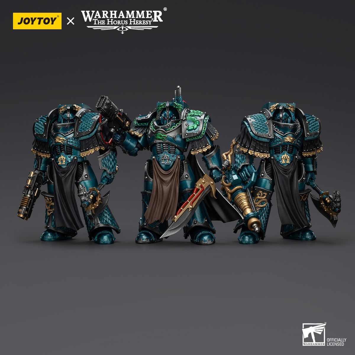 (Stock Reservation) Alpha Legion Praetor and Terminator - Warhammer "The Horus Heresy" 1/18 Action Figure By JOYTOY