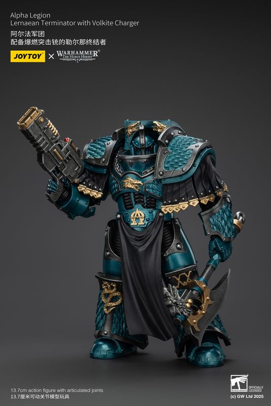 (Stock Reservation) Alpha Legion Praetor and Terminator - Warhammer "The Horus Heresy" 1/18 Action Figure By JOYTOY