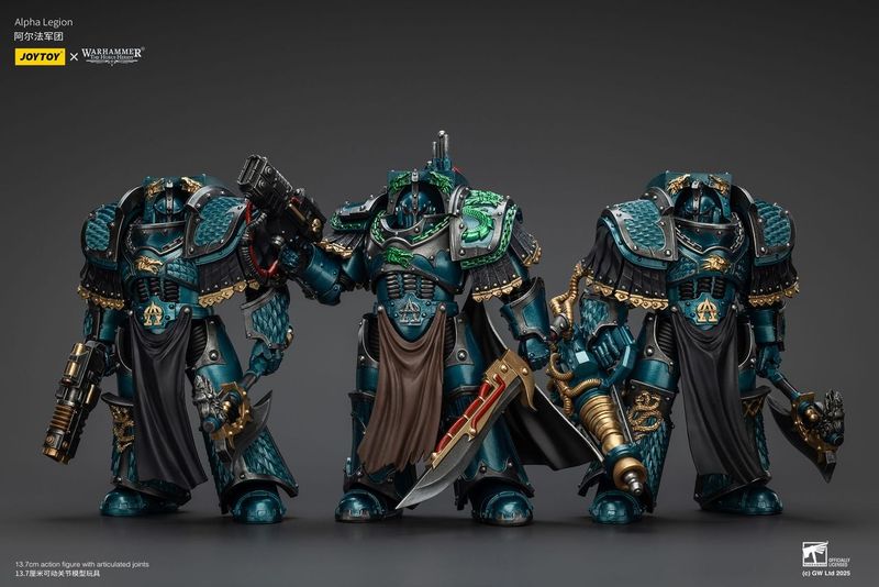 (Stock Reservation) Alpha Legion Praetor and Terminator - Warhammer "The Horus Heresy" 1/18 Action Figure By JOYTOY