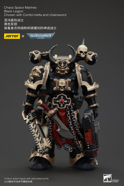 (Deposit) Chaos Space Marines Black Legion - Warhamme 40k 1/18 Action Figure By JOYTOY