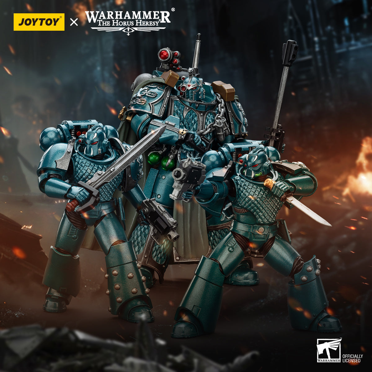 （Stock Reservation）Alpha Legion Exodus 'The One who is Many’ - Warhammer "The Horus Heresy" 1/18 Action Figure By JOYTOY