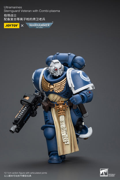 UltramarineS Sternguard Veteran with Combi-Plasma - Warhammer 40K Action Figure By JOYTOY