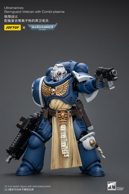 UltramarineS Sternguard Veteran with Combi-Plasma - Warhammer 40K Action Figure By JOYTOY