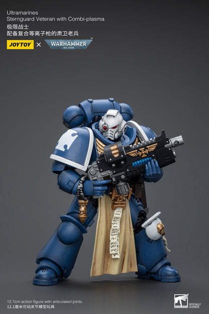 UltramarineS Sternguard Veteran with Combi-Plasma - Warhammer 40K Action Figure By JOYTOY