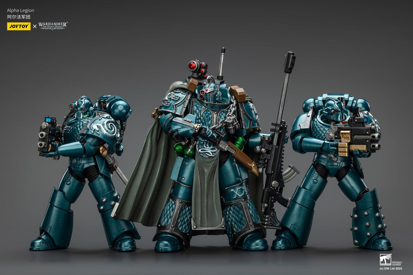 （Stock Reservation）Alpha Legion Exodus 'The One who is Many’ - Warhammer "The Horus Heresy" 1/18 Action Figure By JOYTOY
