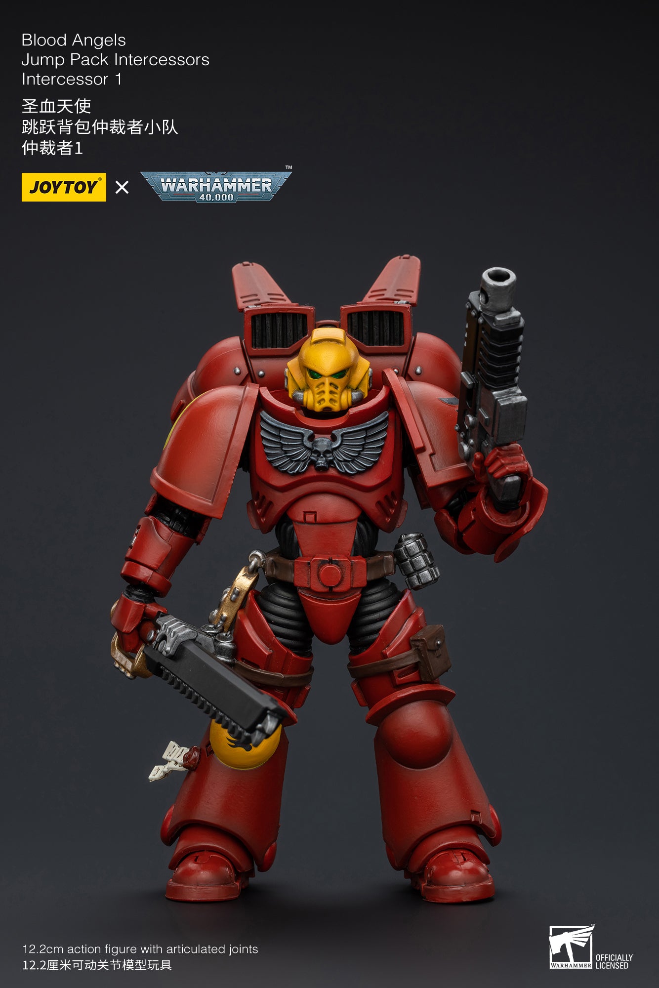 Blood Angels Jump Pack Intercessors Intercessor 1 - Warhammer 40K Action Figure By JOYTOY