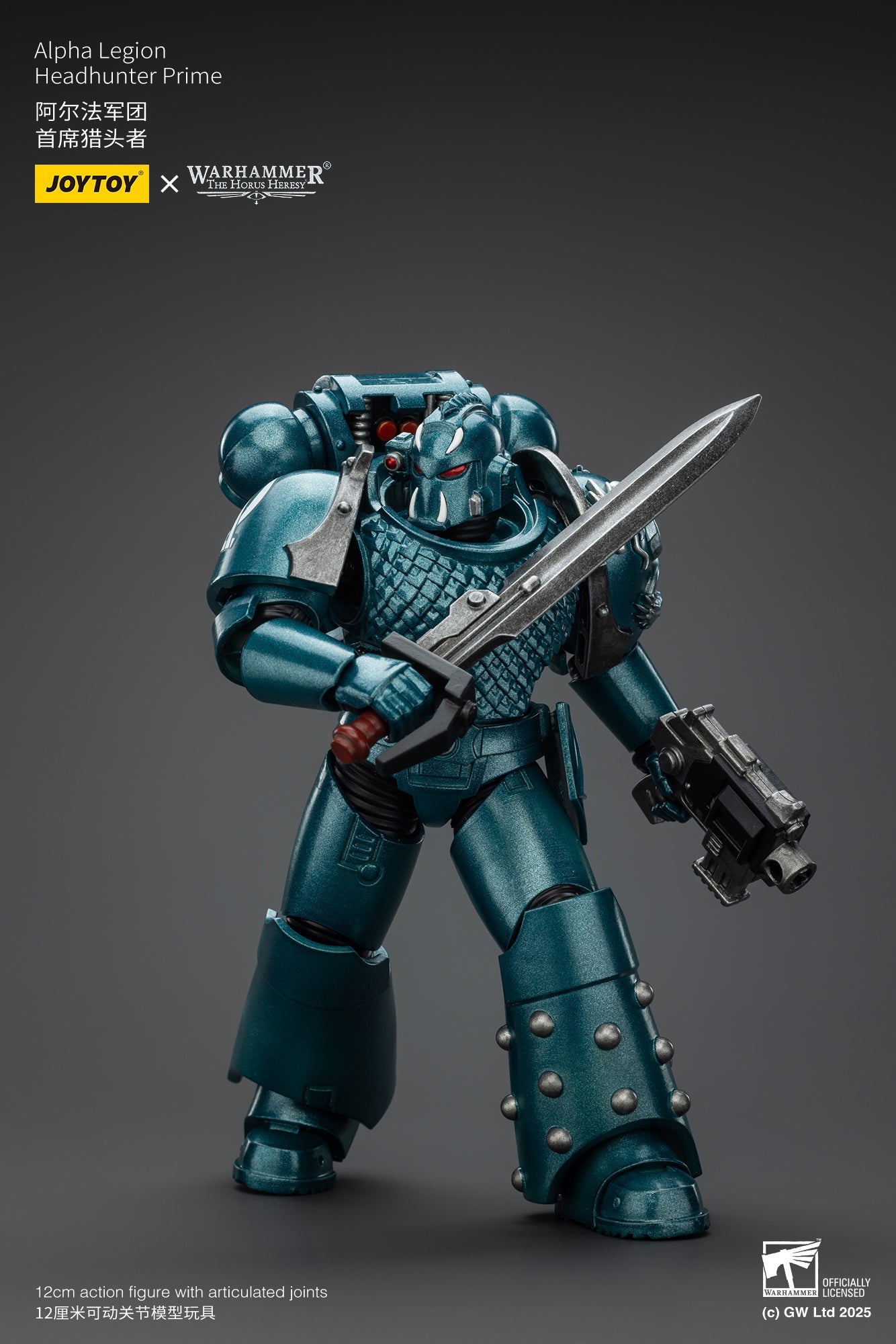 （Stock Reservation）Alpha Legion Exodus 'The One who is Many’ - Warhammer "The Horus Heresy" 1/18 Action Figure By JOYTOY