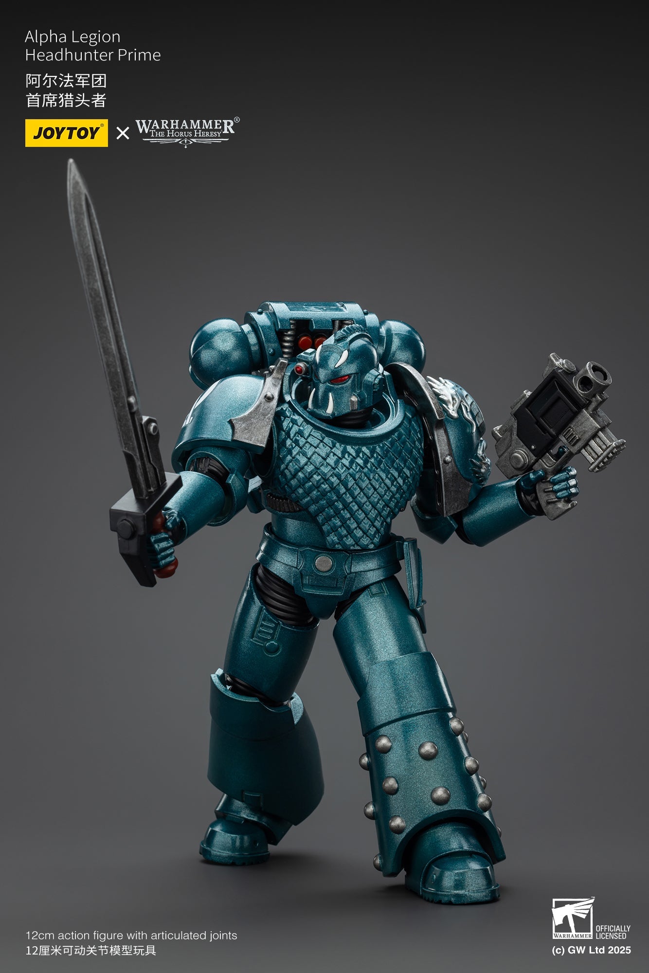 （Stock Reservation）Alpha Legion Exodus 'The One who is Many’ - Warhammer "The Horus Heresy" 1/18 Action Figure By JOYTOY
