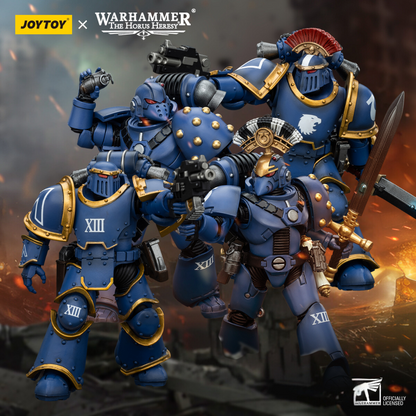 Ultramarines Legion MKIII Tactical Squad Full Set - Warhammer "The Horus Heresy" Action Figure By JOYTOY