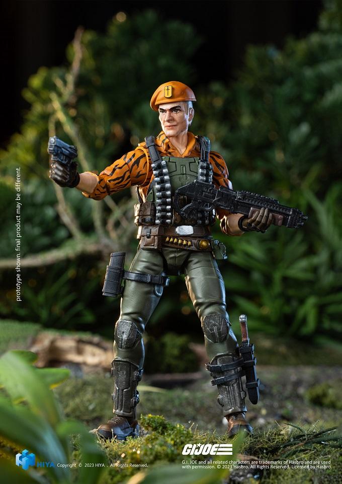 G.I.Joe Flint Tiger Force Ver. Exquisite Mini Series 1/18 Scale - Action Figure By HIYA Toys