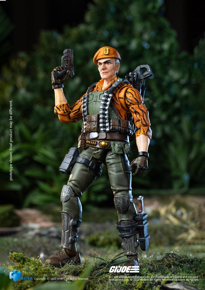 G.I.Joe Flint Tiger Force Ver. Exquisite Mini Series 1/18 Scale - Action Figure By HIYA Toys