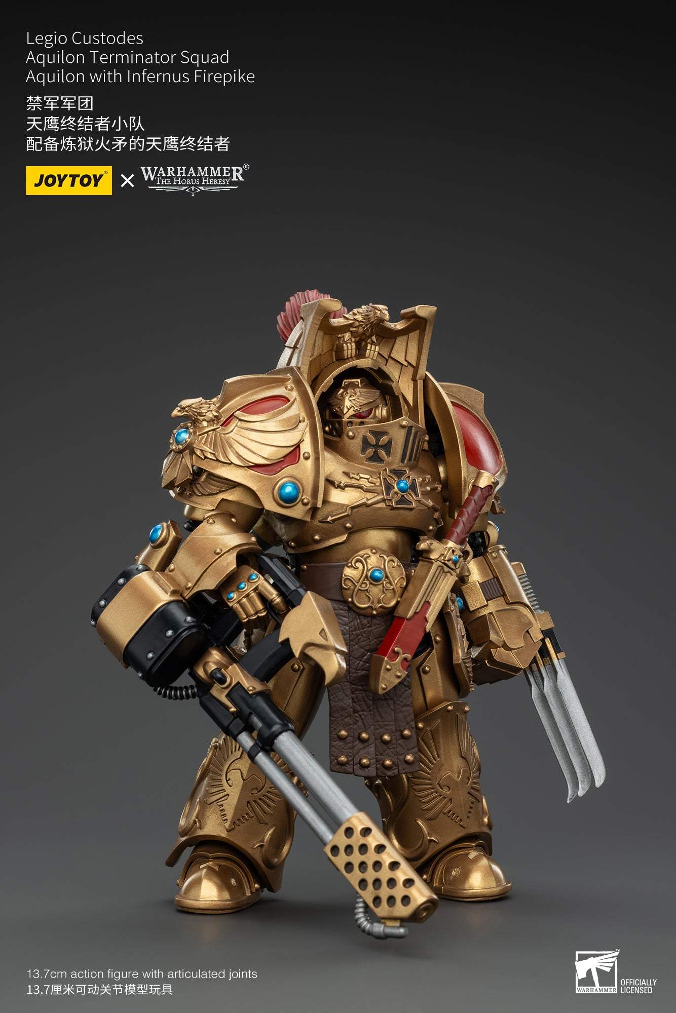 (Deposit) Legio Custodes Aquilon Terminator Squad - Warhammer"The Horus Heresy" Action Figure By JOYTOY