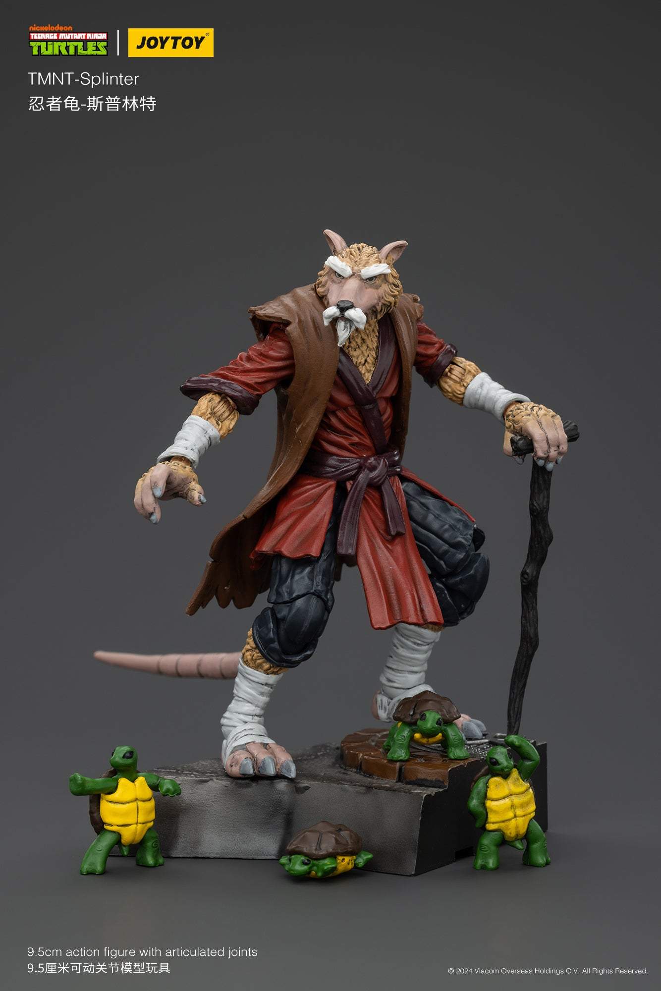 (Deposit) TMNT - Splinter - TMNT Action Figure by JOYTOY