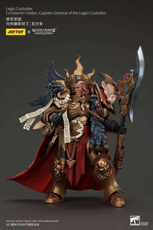 (Deposit) Captain-General of the Legio Custodes- Warhammer "The Horus Heresy" 1/18 Action Figure By JOYTOY