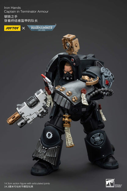 Iron Hands Captain in Terminator Armour - Warhammer 40K Action Figure By JOYTOY