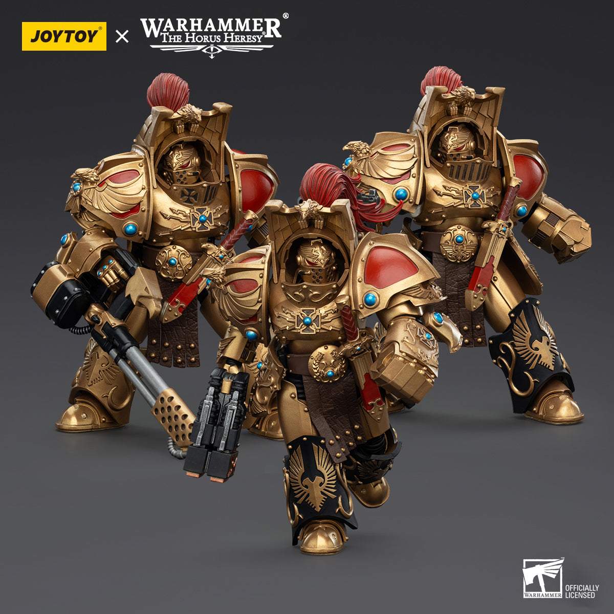 (Deposit) Legio Custodes Aquilon Terminator Squad - Warhammer"The Horus Heresy" Action Figure By JOYTOY