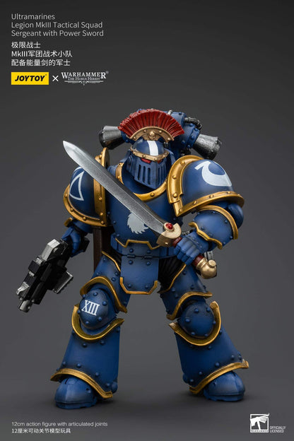 Ultramarines Legion MKIII Tactical Squad Full Set - Warhammer "The Horus Heresy" Action Figure By JOYTOY