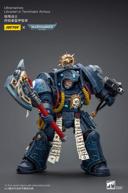 Ultramarines Librarian in Terminator Armour- Warhammer 40K Action Figure By JOYTOY