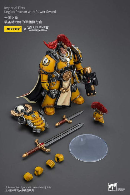 Imperial Fists Legion Praetor with Power Sword - Warhammer The Horus Heresy Action Figure By JOYTOY