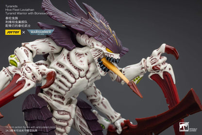 (RE-RUN) Tyranids Hive Fleet Leviathan Tyranid Warrior with Boneswords - Warhammer 40K Action Figure By JOYTOY