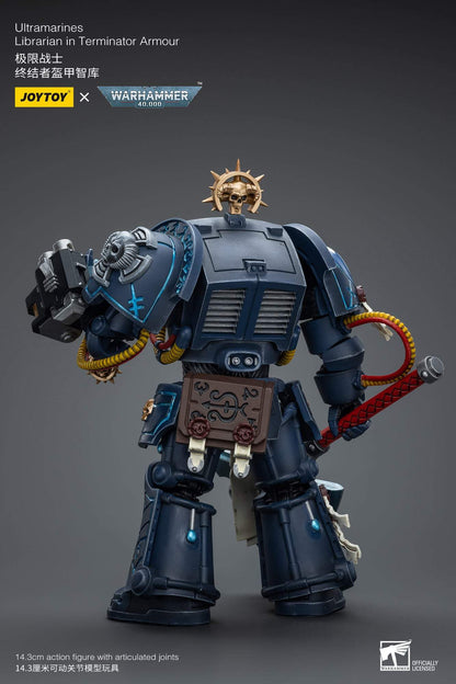 Ultramarines Librarian in Terminator Armour- Warhammer 40K Action Figure By JOYTOY