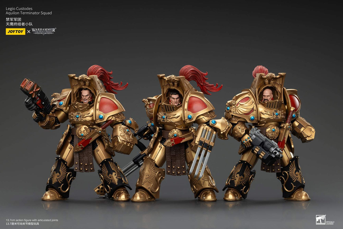 (Deposit) Legio Custodes Aquilon Terminator Squad - Warhammer"The Horus Heresy" Action Figure By JOYTOY