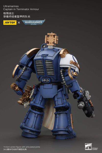 Ultramarines Captain In Terminator Armour - Warhammer 40K Action Figure By JOYTOY