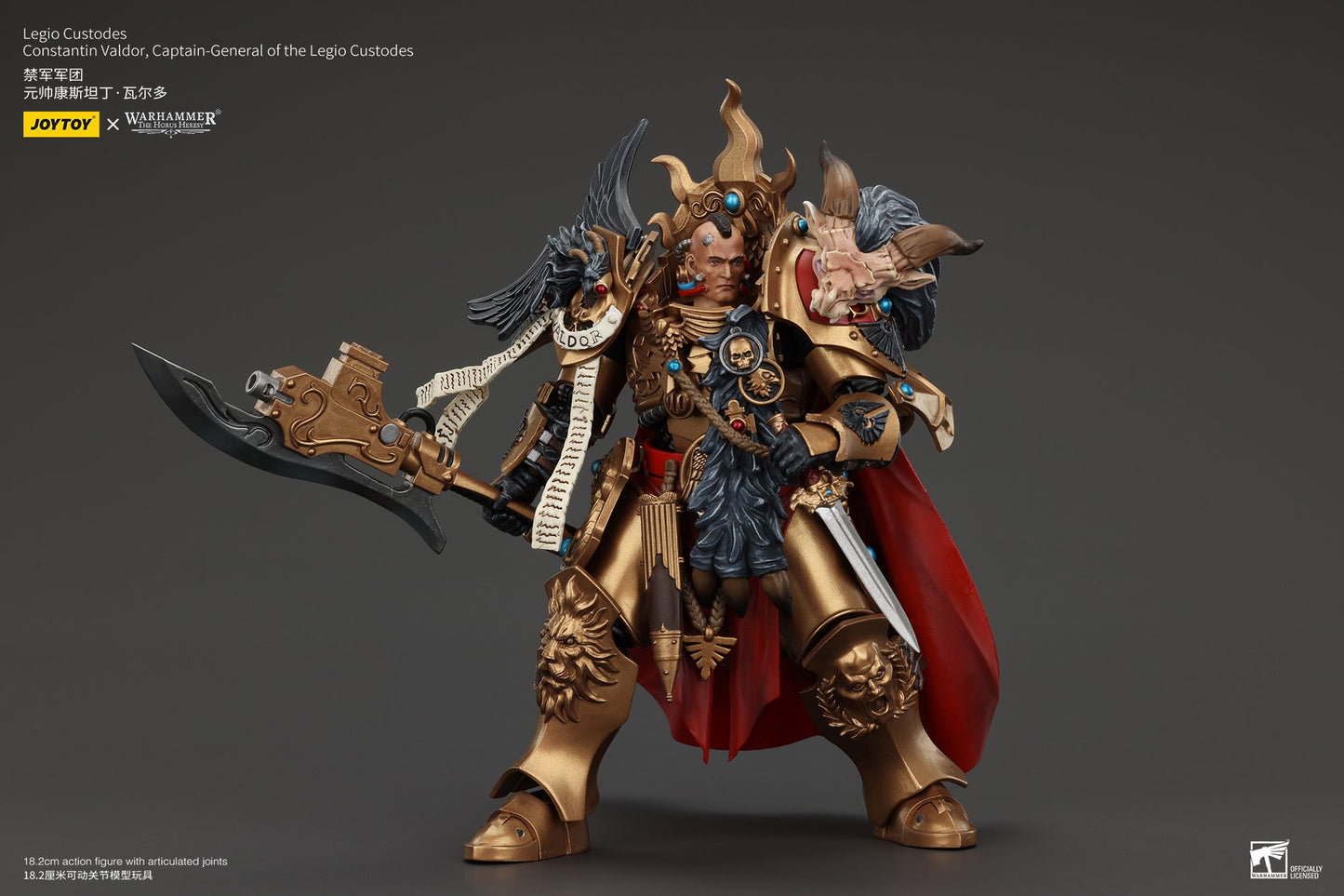 (Deposit) Captain-General of the Legio Custodes- Warhammer "The Horus Heresy" 1/18 Action Figure By JOYTOY