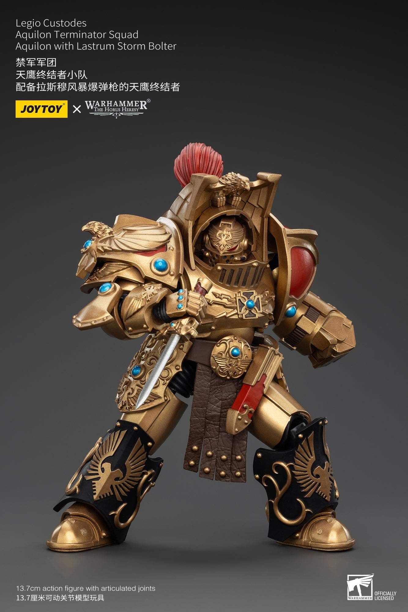 (Deposit) Legio Custodes Aquilon Terminator Squad - Warhammer"The Horus Heresy" Action Figure By JOYTOY