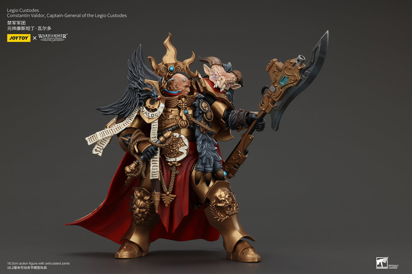 (Deposit) Captain-General of the Legio Custodes- Warhammer "The Horus Heresy" 1/18 Action Figure By JOYTOY