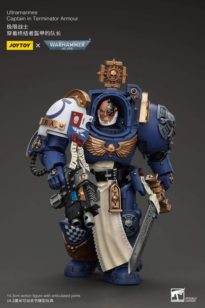 Ultramarines Captain In Terminator Armour - Warhammer 40K Action Figure By JOYTOY