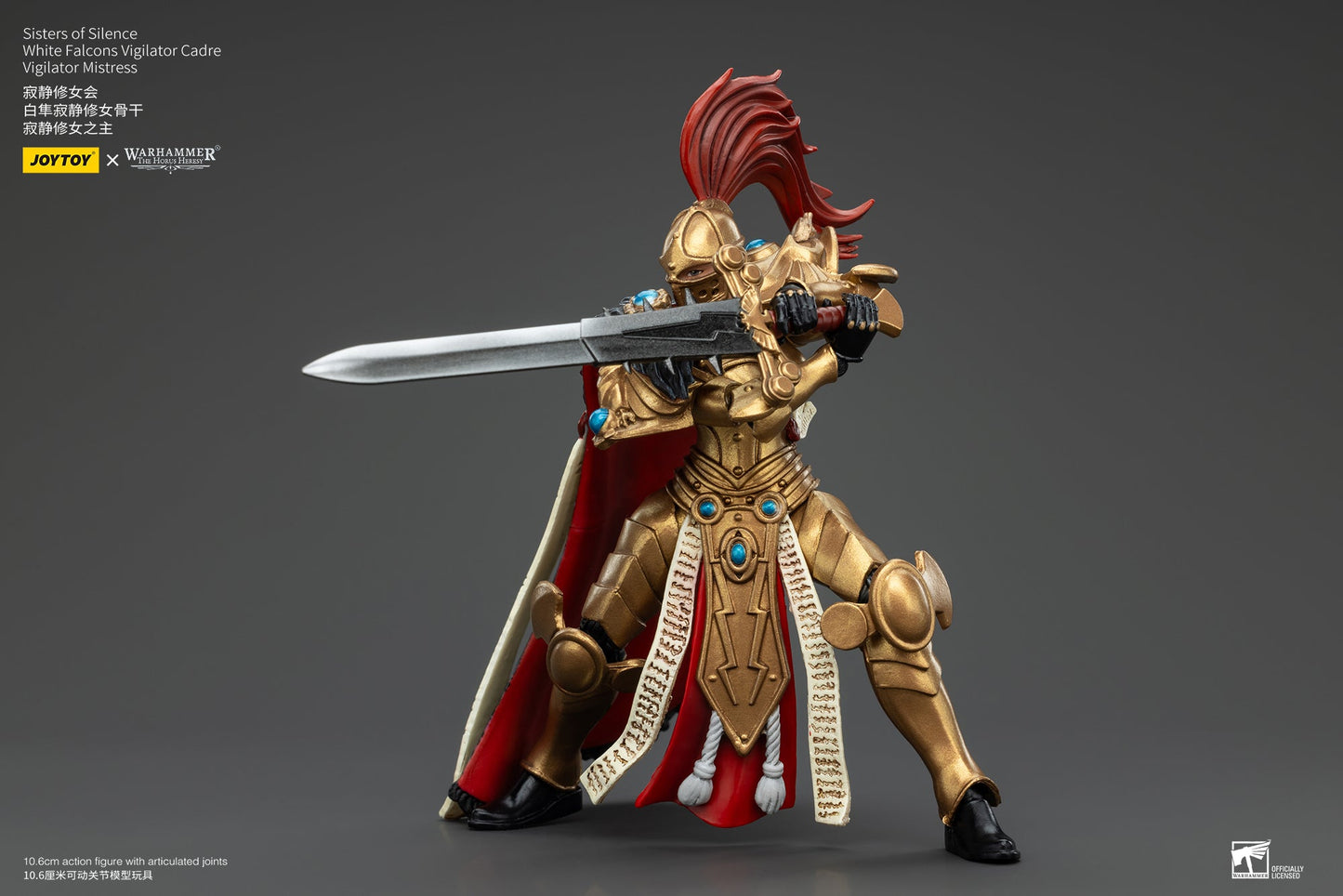 (Deposit) Sisters of Silence White Falcons Vigilator Cadre  - Warhammer "The Horus Heresy" 1/18 Action Figure By JOYTOY