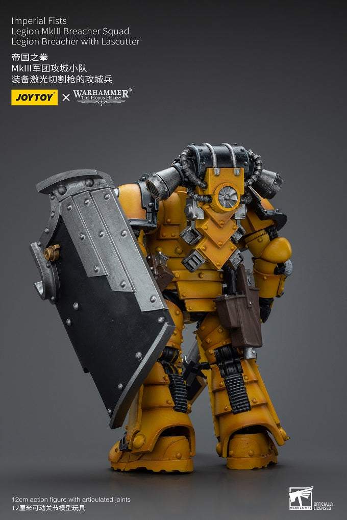 Imperial Fists Legion MkIII Breacher Squad Legion Breacher with Lascutter - Warhammer The Horus Heresy Action Figure By JOYTOY