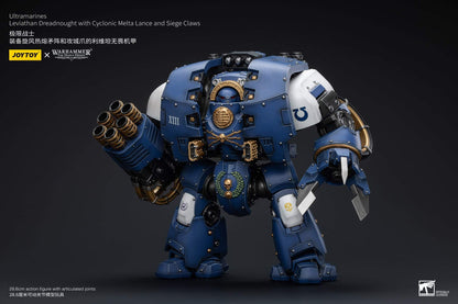 Ultramarines Leviathan Dreadnought with Cyclonic Melta Lance And Siege Claws - Warhammer "The Horus Heresy" Action Figure By JOYTOY