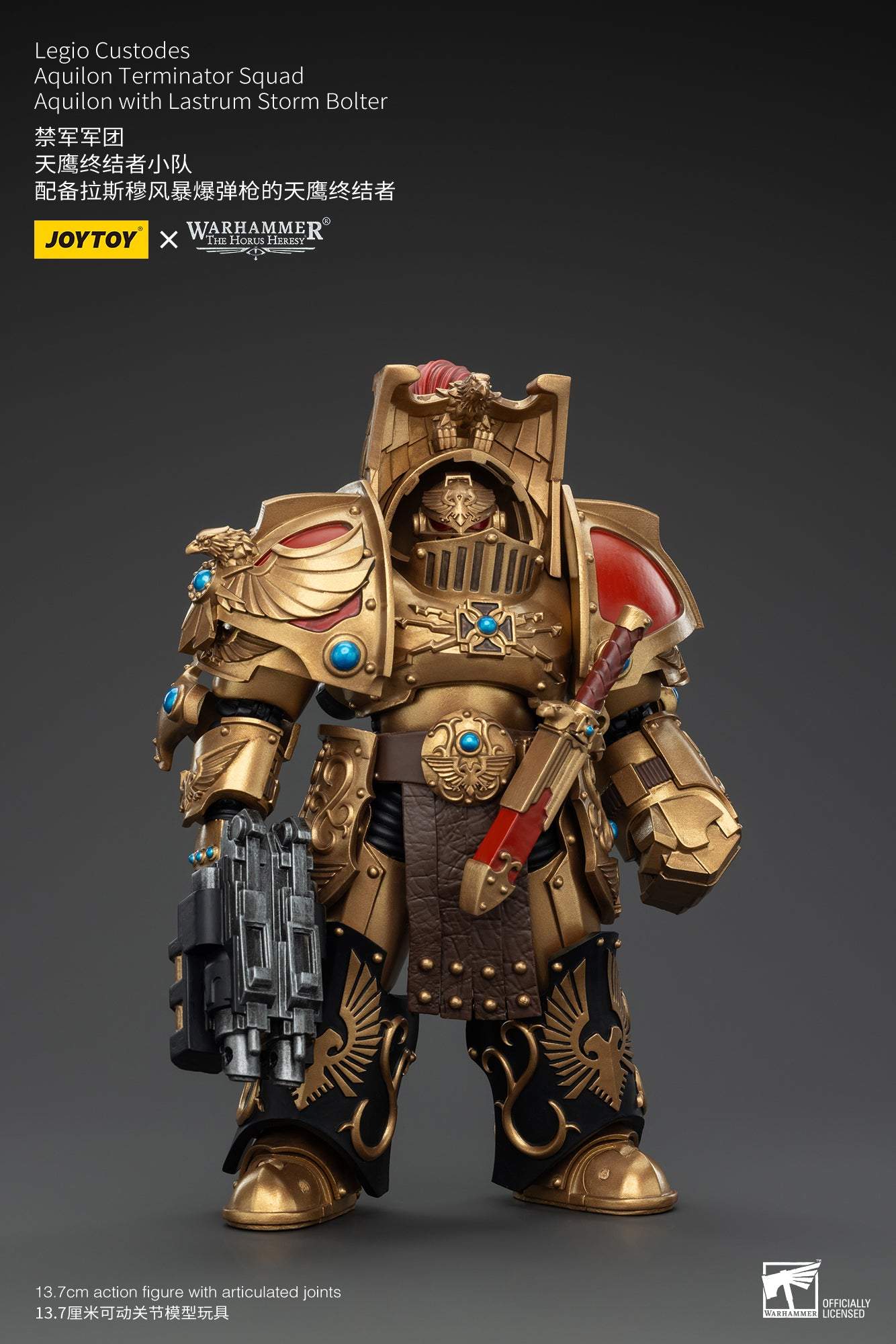 (Deposit) Legio Custodes Aquilon Terminator Squad - Warhammer"The Horus Heresy" Action Figure By JOYTOY