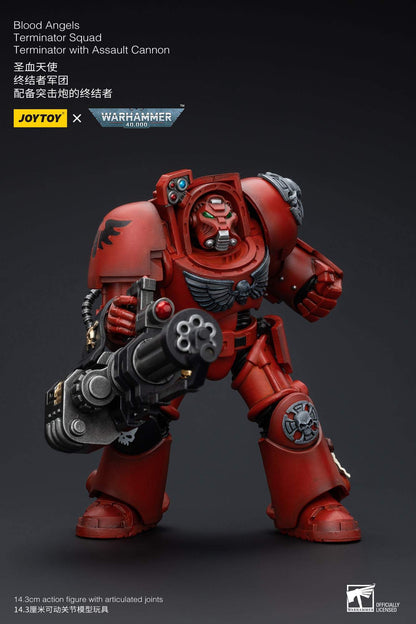 Blood Angels Terminator Squad Terminator with Assault Cannon  - Warhammer 40K Action Figure By JOYTOY