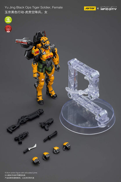 Yu Jing Black Ops Tiger Soldier, Female - Infinity Action Figure By JOYTOY