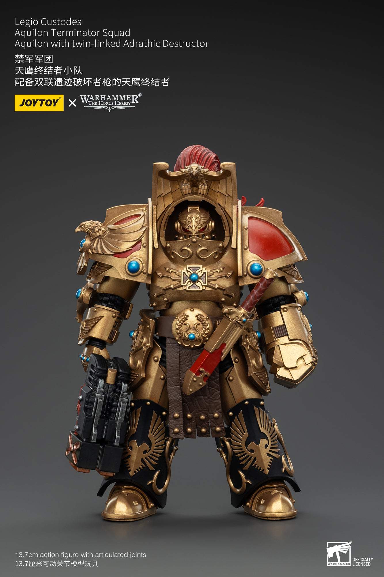 (Deposit) Legio Custodes Aquilon Terminator Squad - Warhammer"The Horus Heresy" Action Figure By JOYTOY