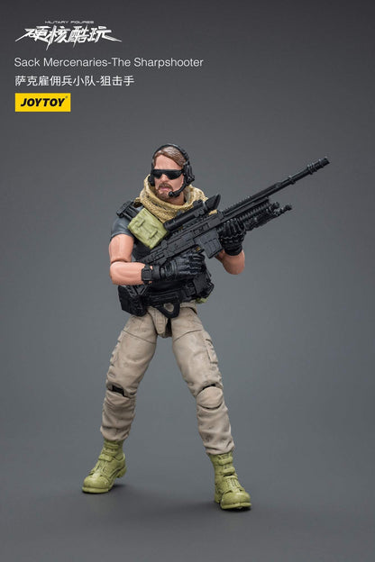 Sack Mercenaries-The Sharpshooter - Military Action Figure By JOYTOY