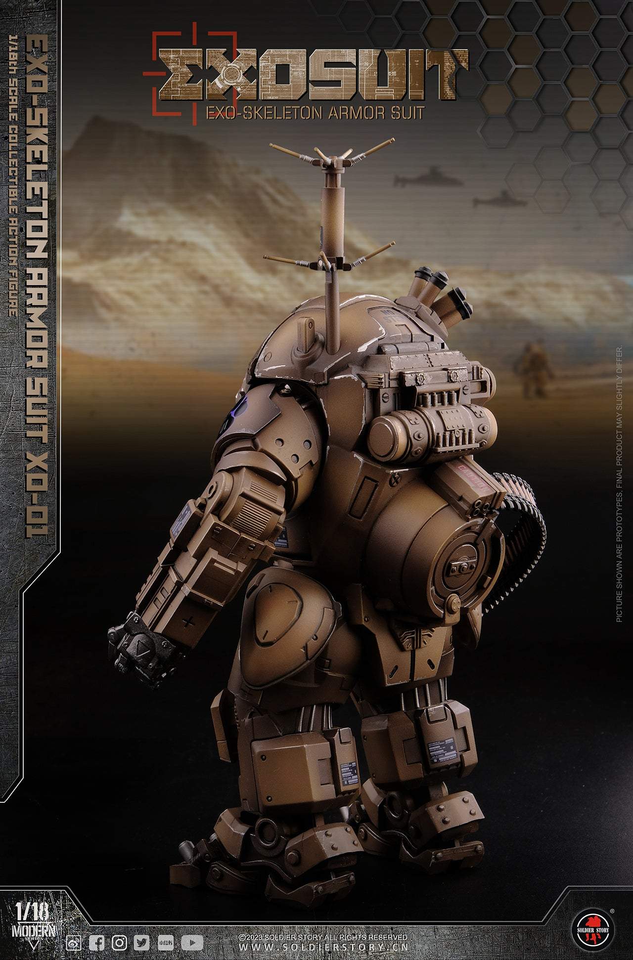 (Deposit) 1/18 Scale EXO-Skeleton Armor Suit XO-01 (Re-run Pre-order) - Soldier Story