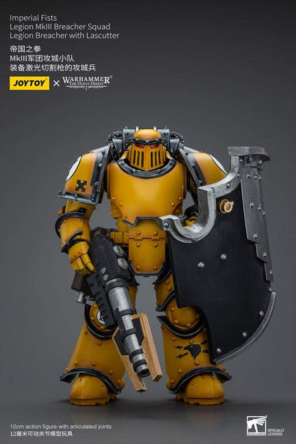 Imperial Fists Legion MkIII Breacher Squad Legion Breacher with Lascutter - Warhammer The Horus Heresy Action Figure By JOYTOY