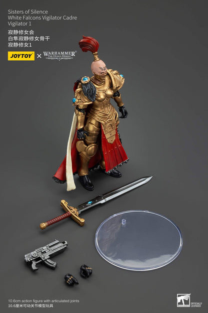 (Deposit) Sisters of Silence White Falcons Vigilator Cadre  - Warhammer "The Horus Heresy" 1/18 Action Figure By JOYTOY