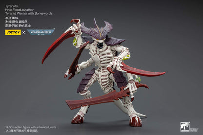 (RE-RUN) Tyranids Hive Fleet Leviathan Tyranid Warrior with Boneswords - Warhammer 40K Action Figure By JOYTOY