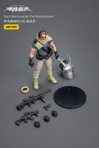 Sack Mercenaries-The Sharpshooter - Military Action Figure By JOYTOY