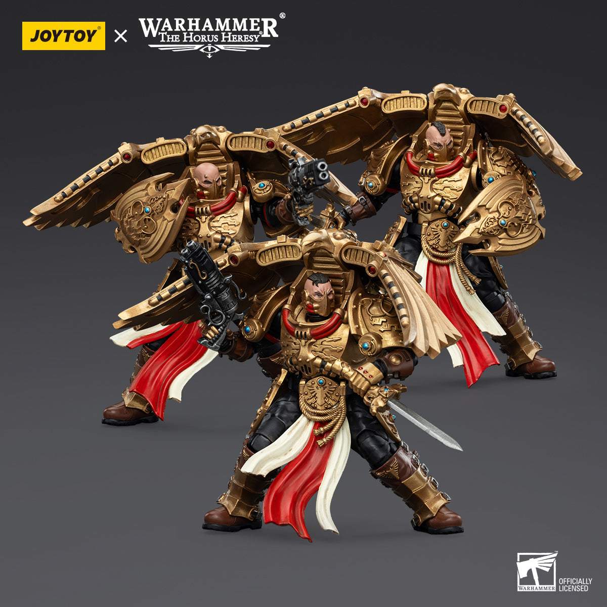 (Deposit) Legio Custodes Custodian Venatari Squad - Warhammer "The Horus Heresy" Action Figure By JOYTOY